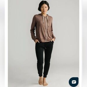 ZYIA Brown Downtime Zip Jacket RC